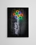 Wallity WY224 Lienzo Decorativo Multicolor 50 x 70 cm